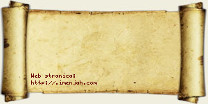 Tanja Dedović vizit kartica